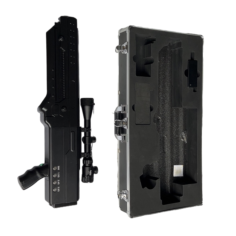  鹤山手持便携式枪型低空防御反制四通道A型